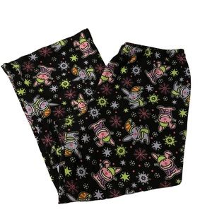 ⚠️ SOLD ⚠️ RARE Its Happy Bunny Snowflake Pajama Pants